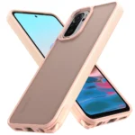 Uray store Xiaomi Redmi Note 10 Pro Kılıf Elegant Kapak - Pudra