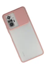 Uray store Xiaomi Redmi Note 10 Pro Kılıf Palm Buzlu Kamera Sürgülü Silikon - Pembe - Görsel 2