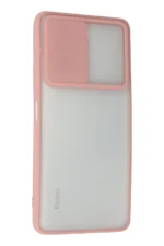 Uray store Xiaomi Redmi Note 10 Pro Kılıf Palm Buzlu Kamera Sürgülü Silikon - Pembe - Görsel 3