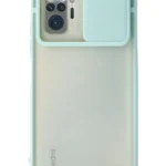 Uray store Xiaomi Redmi Note 10 Pro Kılıf Palm Buzlu Kamera Sürgülü Silikon - Turkuaz