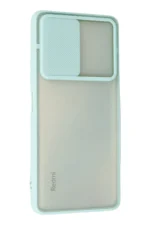 Uray store Xiaomi Redmi Note 10 Pro Kılıf Palm Buzlu Kamera Sürgülü Silikon - Turkuaz - Görsel 3