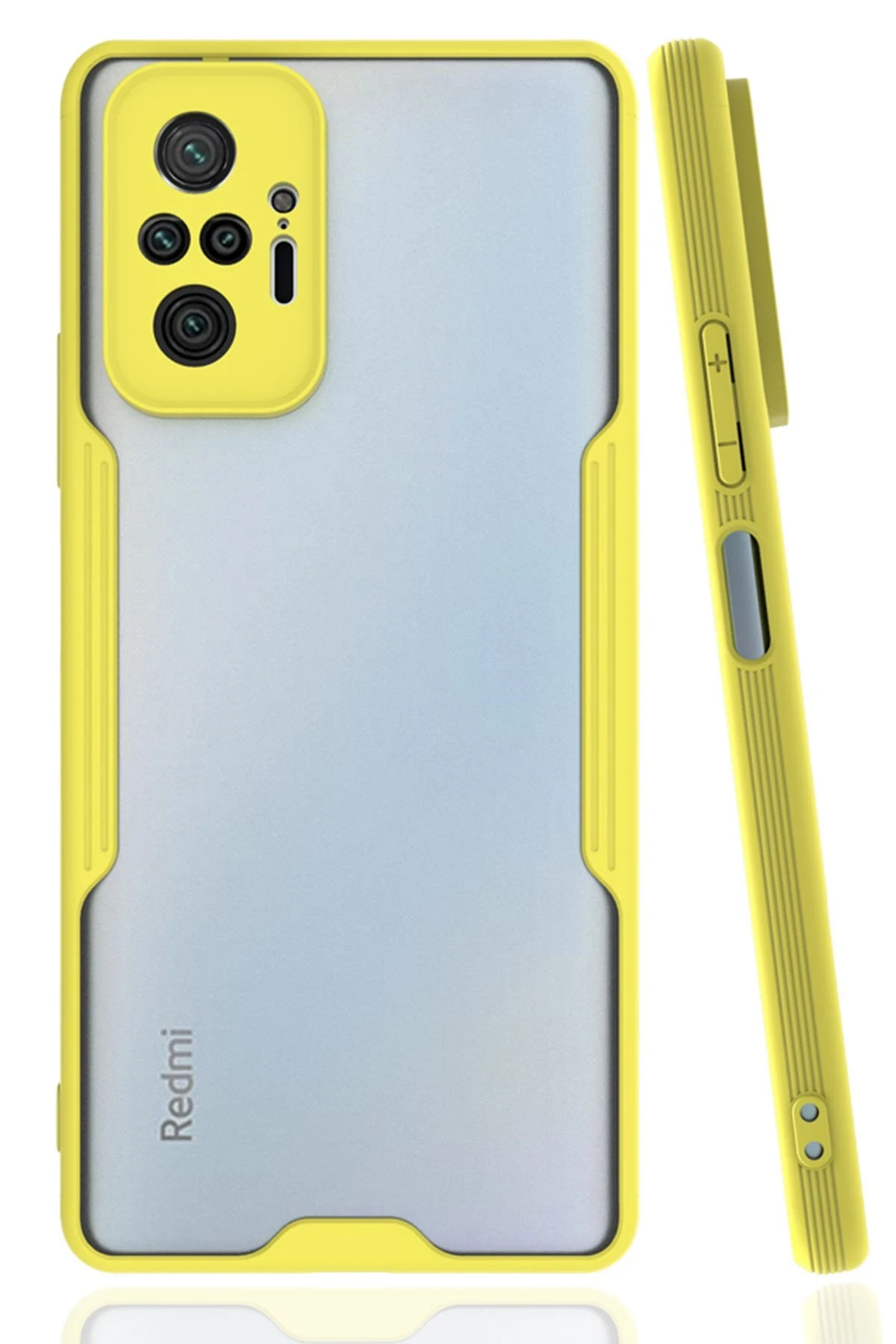 newface-xiaomi-redmi-note-10-pro-kilif-platin-silikon-sari-default Uray store Xiaomi Redmi Note 10 Pro Kılıf Platin Silikon - Sarı - Görsel 1