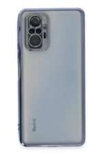 Uray store Xiaomi Redmi Note 10 Pro Kılıf Razer Lensli Silikon - Açık Mavi - Görsel 2