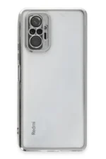 Uray store Xiaomi Redmi Note 10 Pro Kılıf Razer Lensli Silikon - Gümüş - Görsel 2