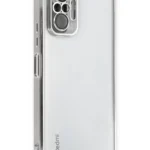 Uray store Xiaomi Redmi Note 10 Pro Kılıf Razer Lensli Silikon - Gümüş