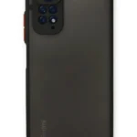 Uray store Xiaomi Redmi Note 11 Kılıf Montreal Silikon Kapak - Siyah
