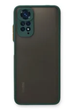Uray store Xiaomi Redmi Note 11 Kılıf Montreal Silikon Kapak - Yeşil
