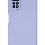Uray store Xiaomi Redmi Note 11 Kılıf Nano içi Kadife Silikon - Lila