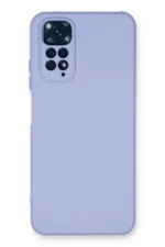 Uray store Xiaomi Redmi Note 11 Kılıf Nano içi Kadife Silikon - Lila