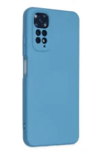 Uray store Xiaomi Redmi Note 11 Kılıf Nano içi Kadife Silikon - Mavi - Görsel 2