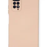 Uray store Xiaomi Redmi Note 11 Kılıf Nano içi Kadife Silikon - Pudra
