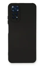 Uray store Xiaomi Redmi Note 11 Kılıf Nano içi Kadife Silikon - Siyah