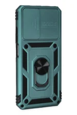 Uray store Xiaomi Redmi Note 11 Kılıf Pars Lens Yüzüklü Silikon - Yeşil - Görsel 2