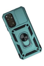 Uray store Xiaomi Redmi Note 11 Kılıf Pars Lens Yüzüklü Silikon - Yeşil - Görsel 3