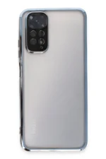 Uray store Xiaomi Redmi Note 11 Kılıf Razer Lensli Silikon - Açık Mavi - Görsel 2