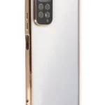 Uray store Xiaomi Redmi Note 11 Kılıf Razer Lensli Silikon - Gold