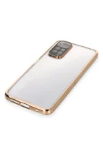Uray store Xiaomi Redmi Note 11 Kılıf Razer Lensli Silikon - Gold - Görsel 4