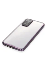 Uray store Xiaomi Redmi Note 11 Kılıf Razer Lensli Silikon - Mor - Görsel 4