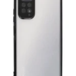 Uray store Xiaomi Redmi Note 11 Kılıf Razer Lensli Silikon - Siyah