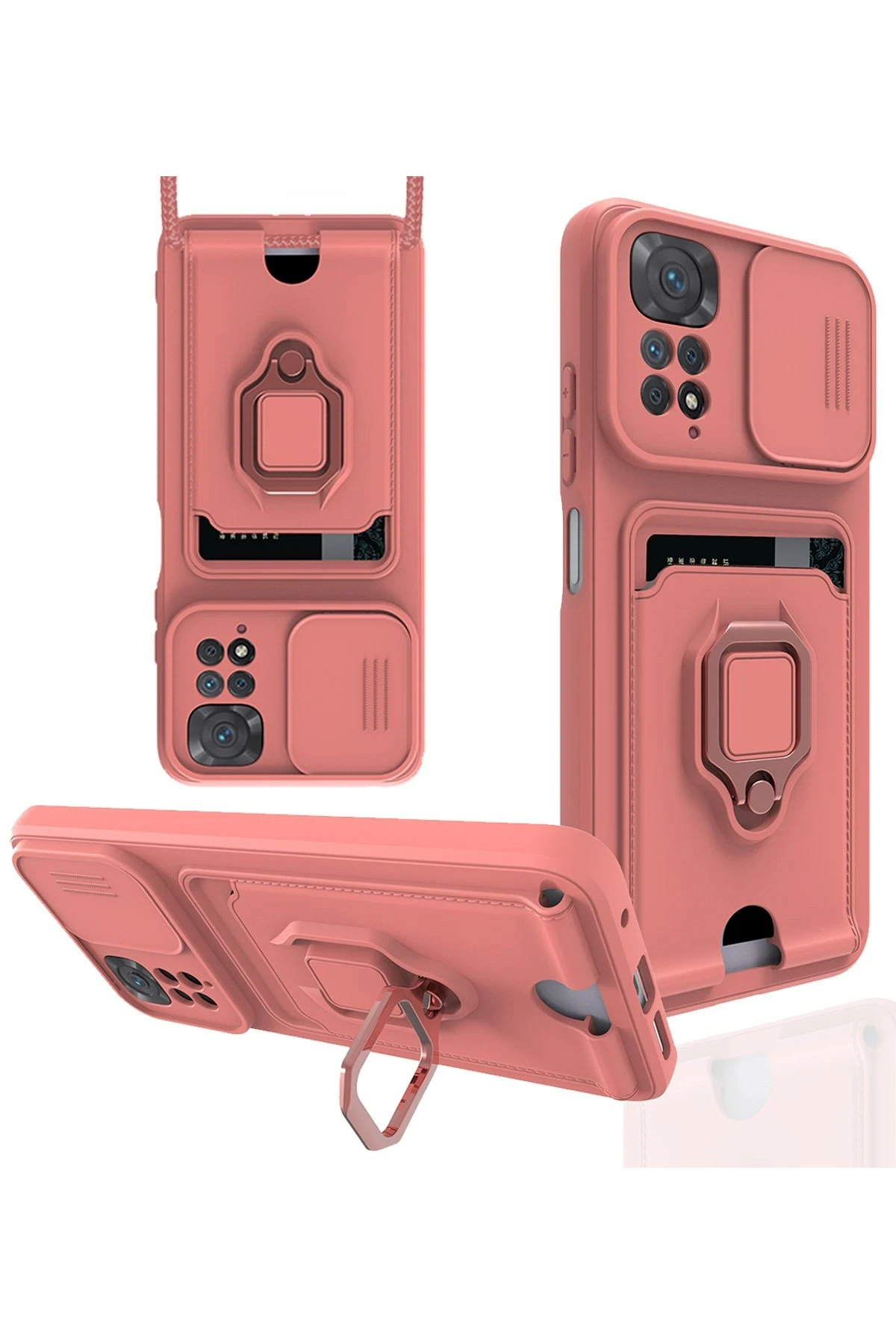 newface-xiaomi-redmi-note-11-kilif-zuma-kartvizitli-yuzuklu-silikon-pembe-default Uray store Xiaomi Redmi Note 11 Kılıf Zuma Kartvizitli Yüzüklü Silikon - Pembe - Görsel 1