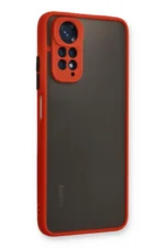 Uray store Xiaomi Redmi Note 11 Pro Kılıf Montreal Silikon Kapak - Kırmızı - Görsel 2