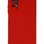 Uray store Xiaomi Redmi Note 11 Pro Kılıf Nano içi Kadife Silikon - Kırmızı
