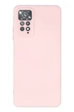Uray store Xiaomi Redmi Note 11 Pro Kılıf Nano içi Kadife Silikon - Pudra