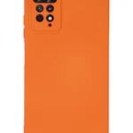 Uray store Xiaomi Redmi Note 11 Pro Kılıf Nano içi Kadife Silikon - Turuncu