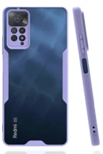 Uray store Xiaomi Redmi Note 11 Pro Kılıf Platin Silikon - Lila