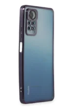 Uray store Xiaomi Redmi Note 11 Pro Kılıf Razer Lensli Silikon - Mor - Görsel 2