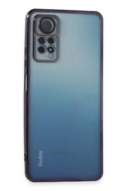 Uray store Xiaomi Redmi Note 11 Pro Kılıf Razer Lensli Silikon - Mor