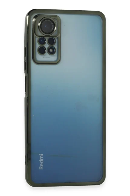 Uray store Xiaomi Redmi Note 11 Pro Kılıf Razer Lensli Silikon - Yeşil