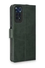 Uray store Xiaomi Redmi Note 11 Pro Kılıf Trend S Plus Kapaklı Kılıf - Yeşil - Görsel 2