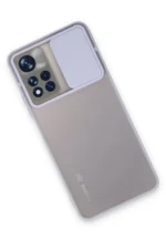 Uray store Xiaomi Redmi Note 11 Pro Plus 5G Kılıf Palm Buzlu Kamera Sürgülü Silikon - Lila - Görsel 3