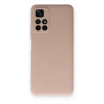 Uray store Xiaomi Redmi Note 11T Kılıf Nano içi Kadife Silikon - Pudra