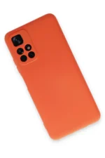 Uray store Xiaomi Redmi Note 11T Kılıf Nano içi Kadife Silikon - Turuncu - Görsel 3