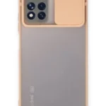 Uray store Xiaomi Redmi Note 11T Kılıf Palm Buzlu Kamera Sürgülü Silikon - Pembe