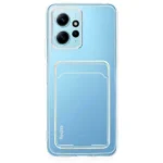 Uray store Xiaomi Redmi Note 12 4G Kılıf Kart Şeffaf Silikon - Şeffaf