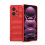 Uray store Xiaomi Redmi Note 12 4G Kılıf Optimum Silikon - Kırmızı