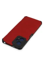 Uray store Xiaomi Redmi Note 12 5G Kılıf Loop Deri Silikon - Kırmızı - Görsel 3