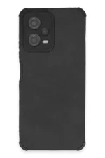 Uray store Xiaomi Redmi Note 12 5G Kılıf Loop Deri Silikon - Siyah