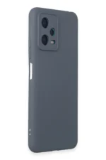 Uray store Xiaomi Redmi Note 12 5G Kılıf Nano içi Kadife Silikon - Gri - Görsel 2