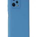 Uray store Xiaomi Redmi Note 12 5G Kılıf Nano içi Kadife Silikon - Mavi