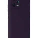 Uray store Xiaomi Redmi Note 12 5G Kılıf Nano içi Kadife Silikon - Mor