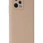 Uray store Xiaomi Redmi Note 12 5G Kılıf Nano içi Kadife Silikon - Pudra