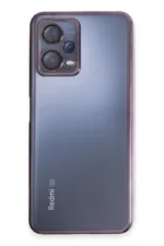 Uray store Xiaomi Redmi Note 12 5G Kılıf Razer Lensli Silikon - Mor
