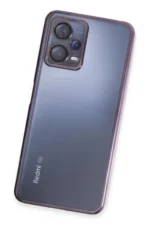 Uray store Xiaomi Redmi Note 12 5G Kılıf Razer Lensli Silikon - Mor - Görsel 3