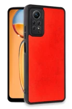 Uray store Xiaomi Redmi Note 12 Pro 4G Kılıf Aras Deri Kapak - Kırmızı - Görsel 2
