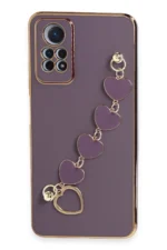 Uray store Xiaomi Redmi Note 12 Pro 4G Kılıf Esila Silikon - Mor