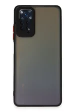 Uray store Xiaomi Redmi Note 12 Pro 4G Kılıf Montreal Silikon Kapak - Siyah